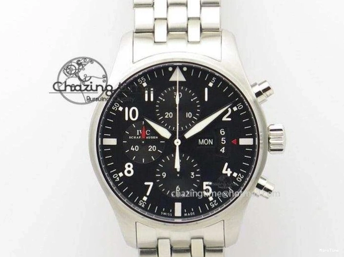 MIROTIME 0321 Portofino Automatic SS TWF 1:1 Best Edition Black Dial on Black Leather Strap A TravelReady 7199